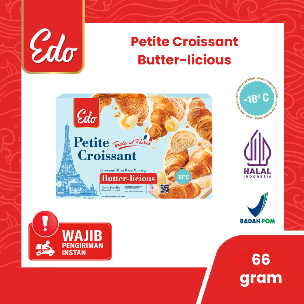 

Edo Petite Croissant Butterlicious 66 Gr