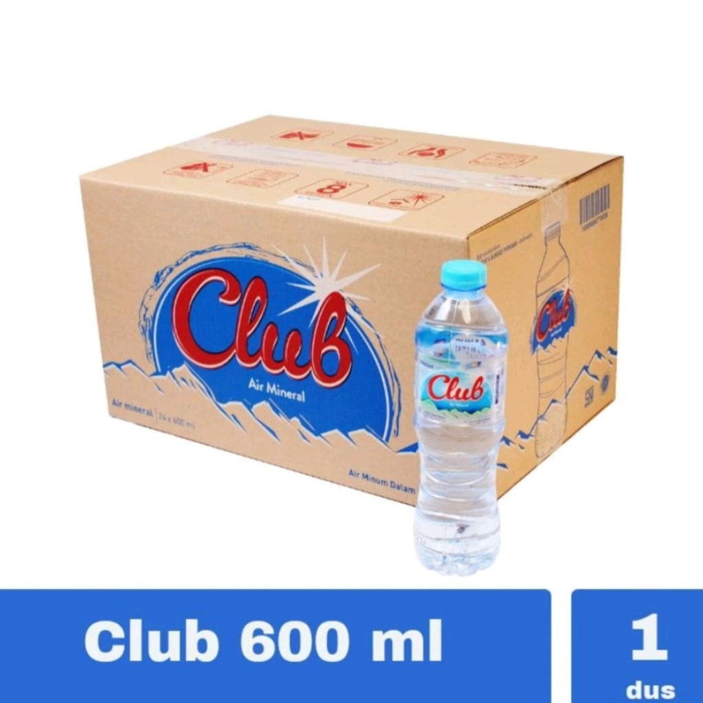 Club 600 ml 1 Dus Air Mineral Club 600 ml 1 Dus