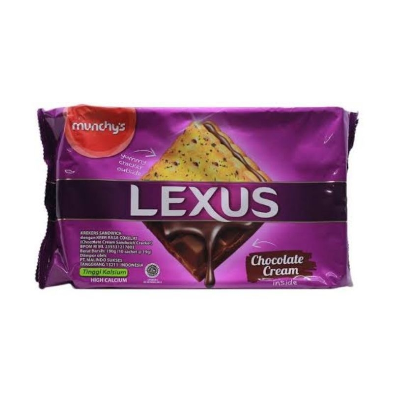 

MUNCHY'S LEXUS BISCUIT CHOCOLATE CREAM 190gr