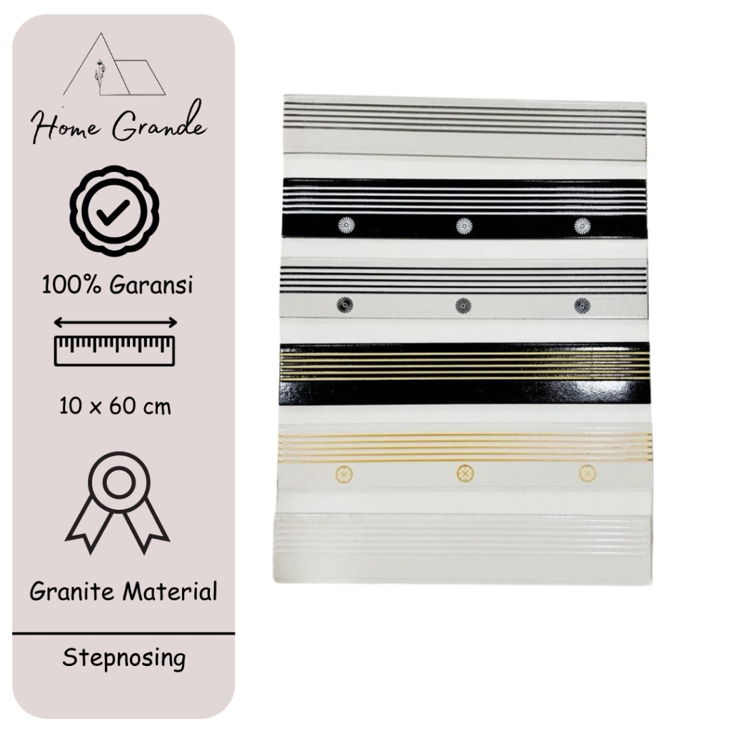 List granit 10x60 / list granit/ stepnosing granit / lis tangga