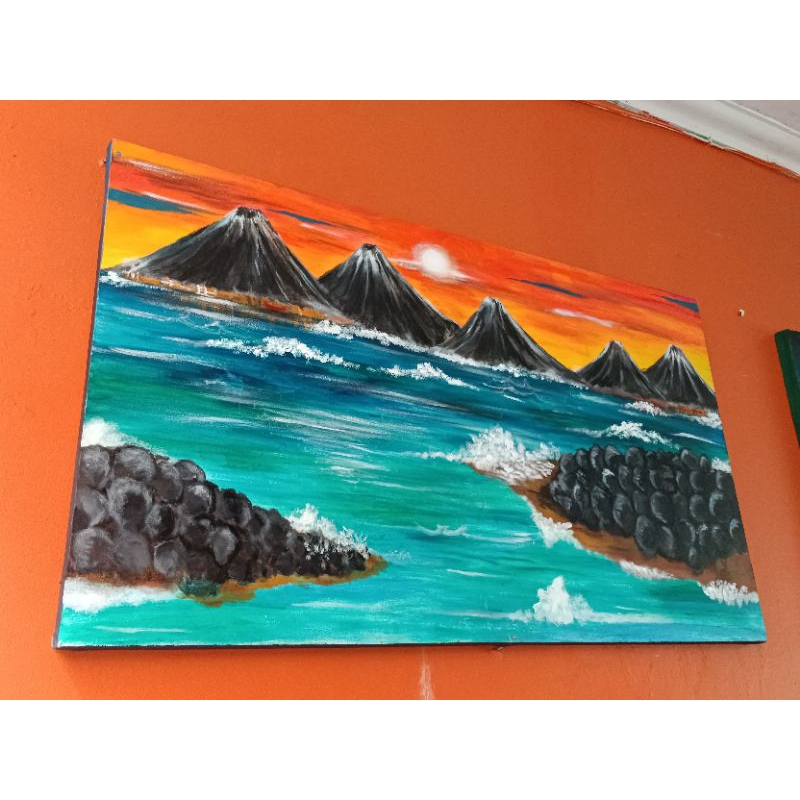 Lukisan pemandangan alam