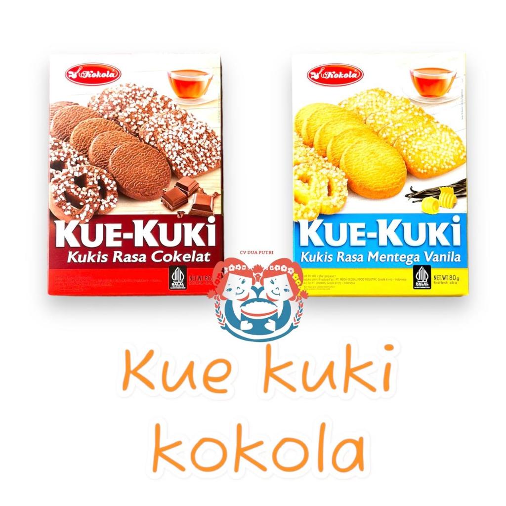 

KOKOLA KUKIS KUE KUKI / BUTTER VANILA / CHOCOLATE 80GR / HAMPERS / HAJATAN