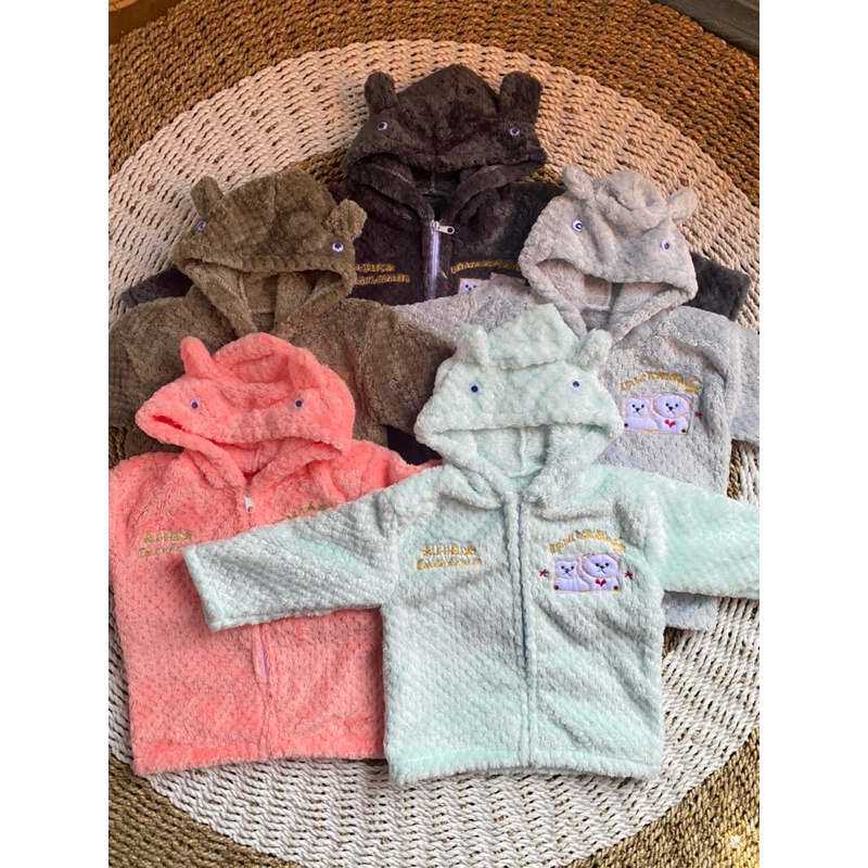 TERBARU JAKET BULU BAYI JAKET BUKU JAKET TEBAL JAKET HANGAT BAYI TERHANGAT
