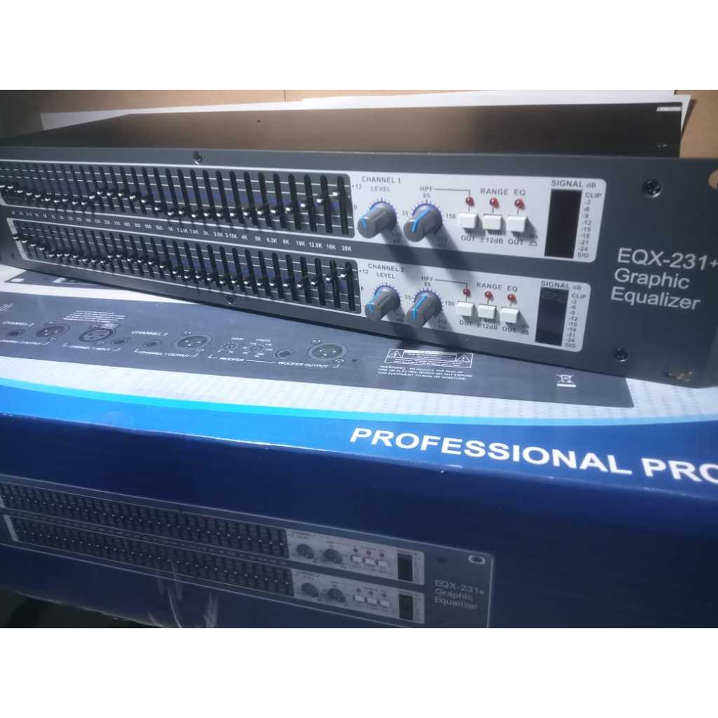 EQUALIZER DBX EQX 231+SUB / EQX231 / EQX-231 PLUS SUBWOOFER
