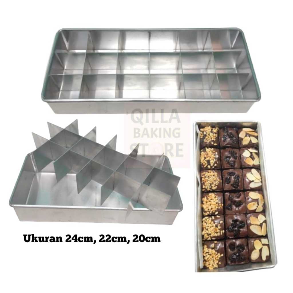 Loyang Brownies Brownis Sekat Loyang Bolu Panggang