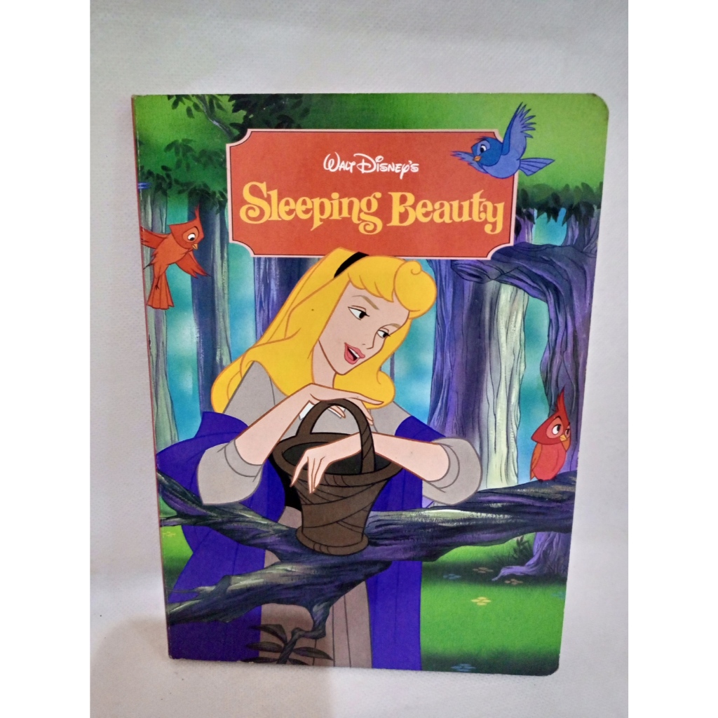 BUKU DISNEY SLEEPING BEAUTY. CARD BOARD BOOK