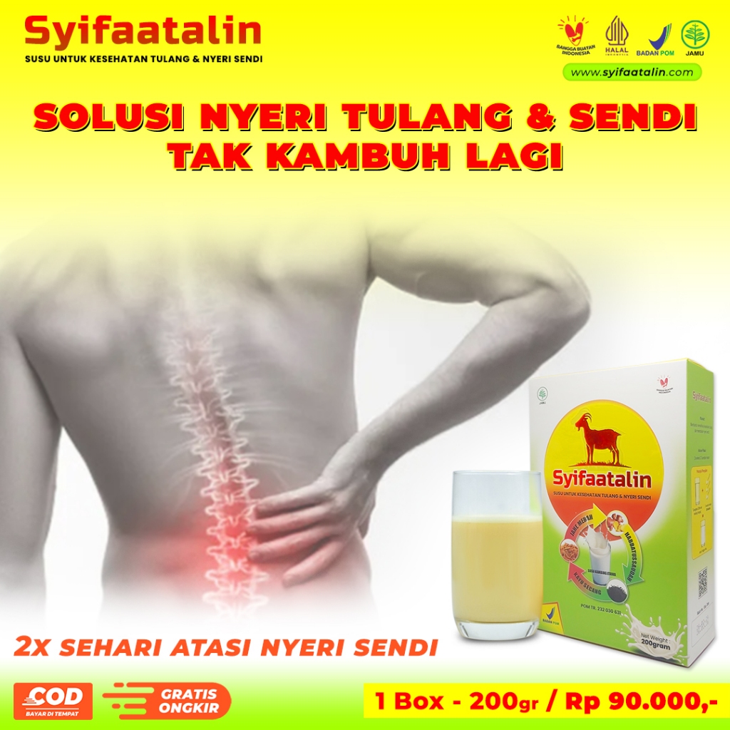 

Susu Syifaatalin, Nyeri Tulang dan Sendi tak kambung lagi
