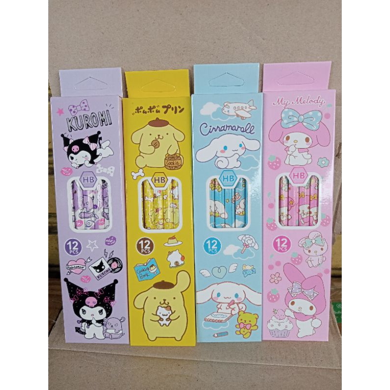 

PENSIL HB KARAKTER LUCU / PENSIL ANAK VIRAL 12PCS JX-6603