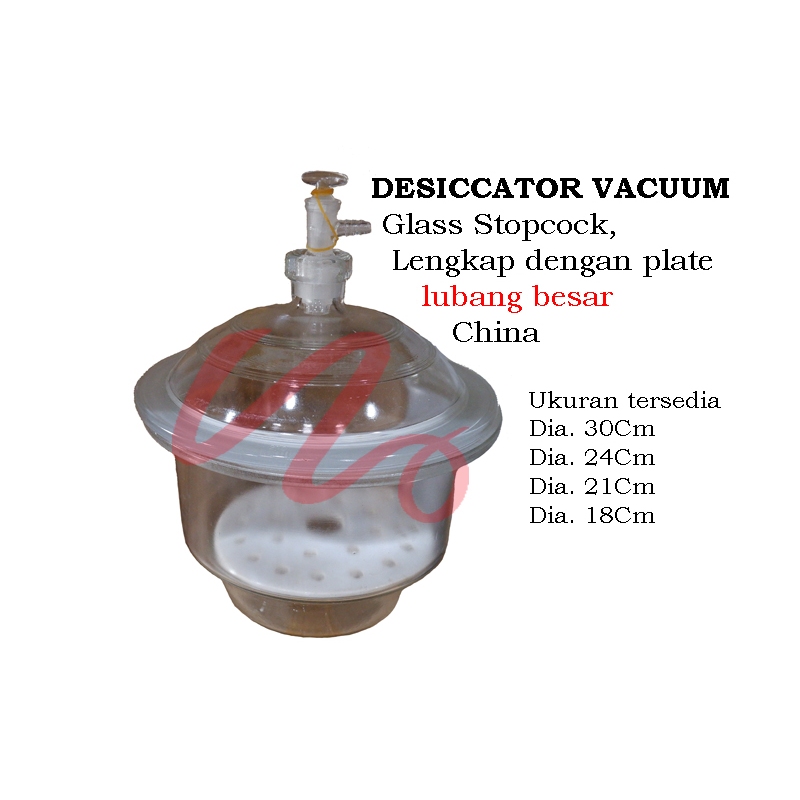 Desikator Vacuum 30 Cm RRC Eksikator Desiccator
