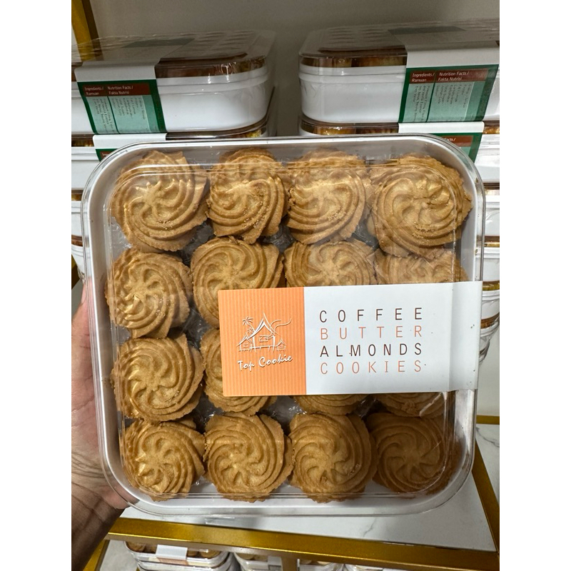 

Coffee Butter Almond Cookies