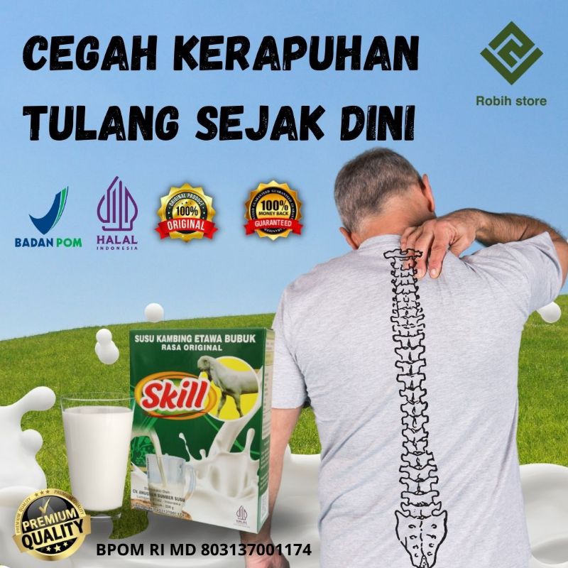 

CEGAH KERAPUHAN TULANG SEJAK DINI DENGAN MINUM SUSU KAMBING ETAWA SKILL!!!