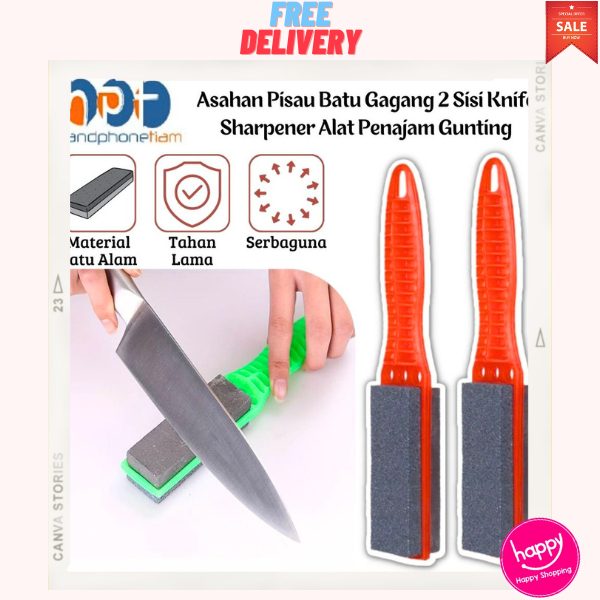 ❤[PROMO MURAH]❤ Batu Pengasah Pisau Gunting 2 Sisi Teknologi Terbaru untuk Kinerja Optimal"Dengan Ga