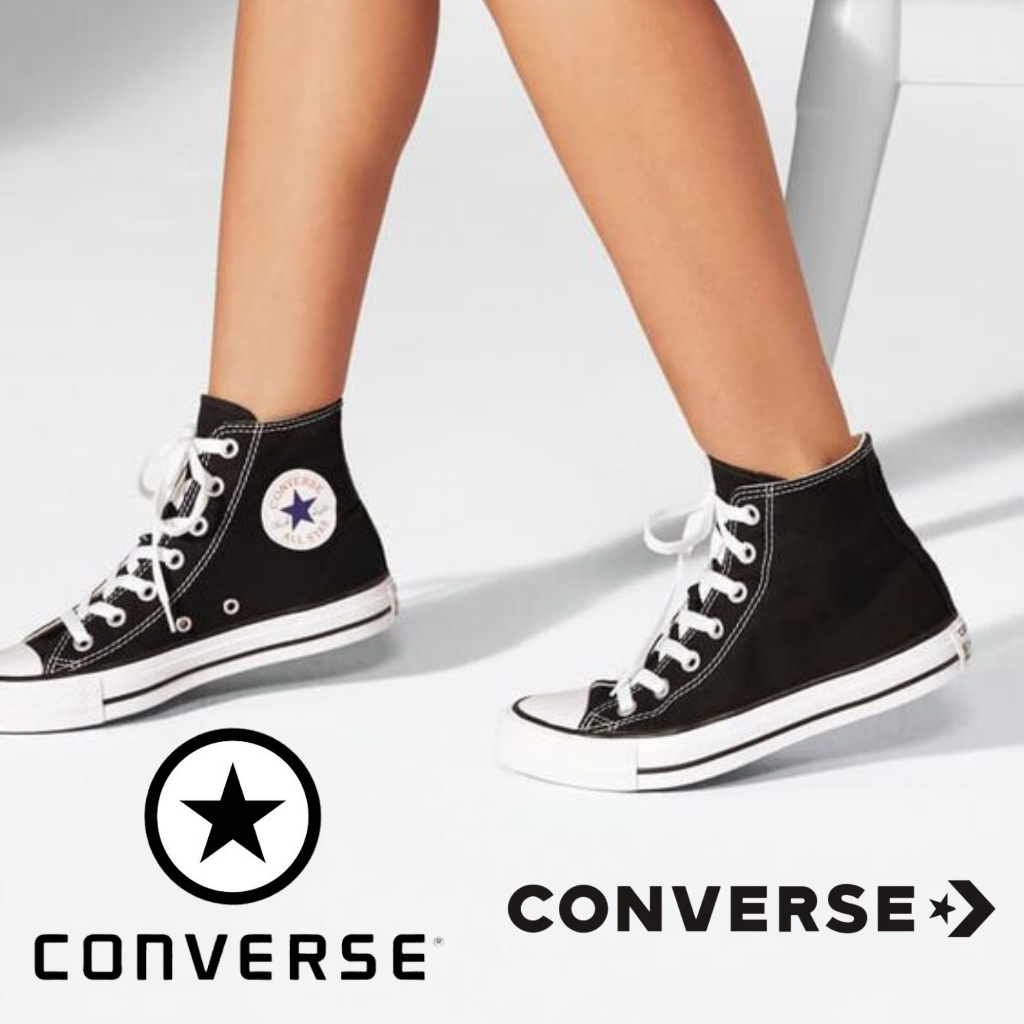 SEPATU CONVERSE ALL STAR BLACK WHITE NB PRIA WANITA SEKOLAH ANAK SD SMP SMA CONVERS TERLARIS