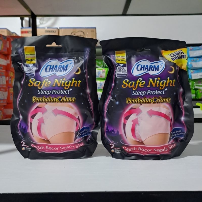 Charm Sleep Protect+ Pembalut Celana 2pads