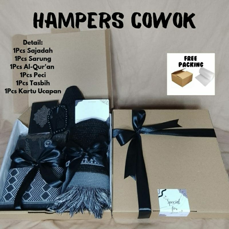 Hampers Cowok Muslim Hampers Lebaran untuk Cowok Laki-laki Hadiah Wisuda Kado Ulang Tahun Hari Guru