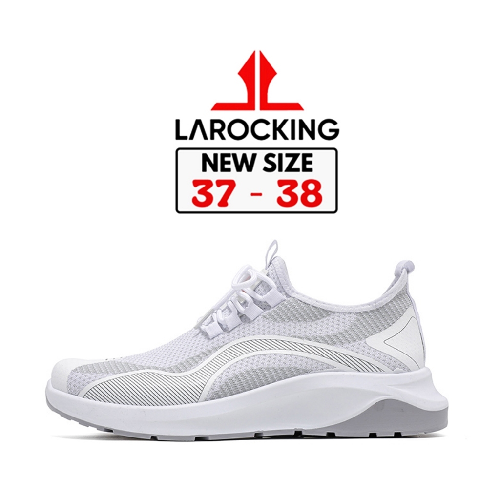 COD Promo Terbaru Larocking - Strike Putih | Sepatu Sneakers Pria