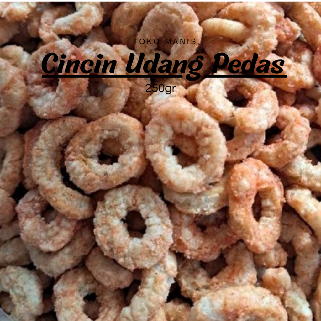 

CINCIN UDANG PEDAS | LANTING UDANG PEDAS | KERIPIK CINCIN UDANG