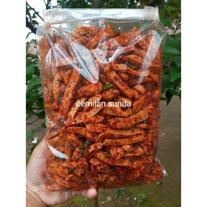 

1kg basreng.baso goreng rasa pedas.original daun jeruk
