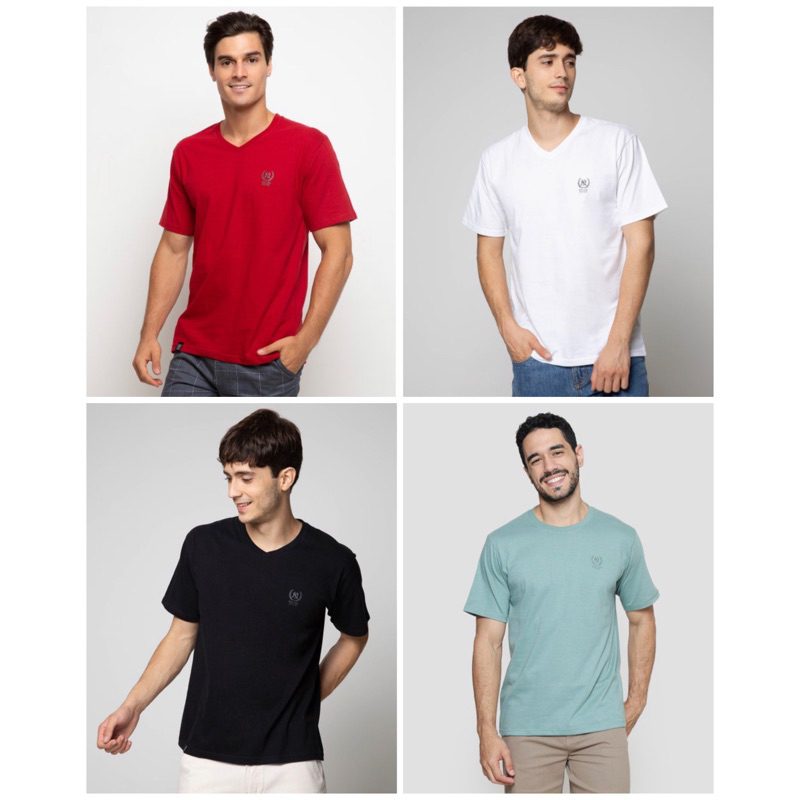 Kaos T Zone Lengan Pendek Kaos Pendek Pria Kaos V Neck T Zone Oblong Polos Pria Kaos Cowok Polos