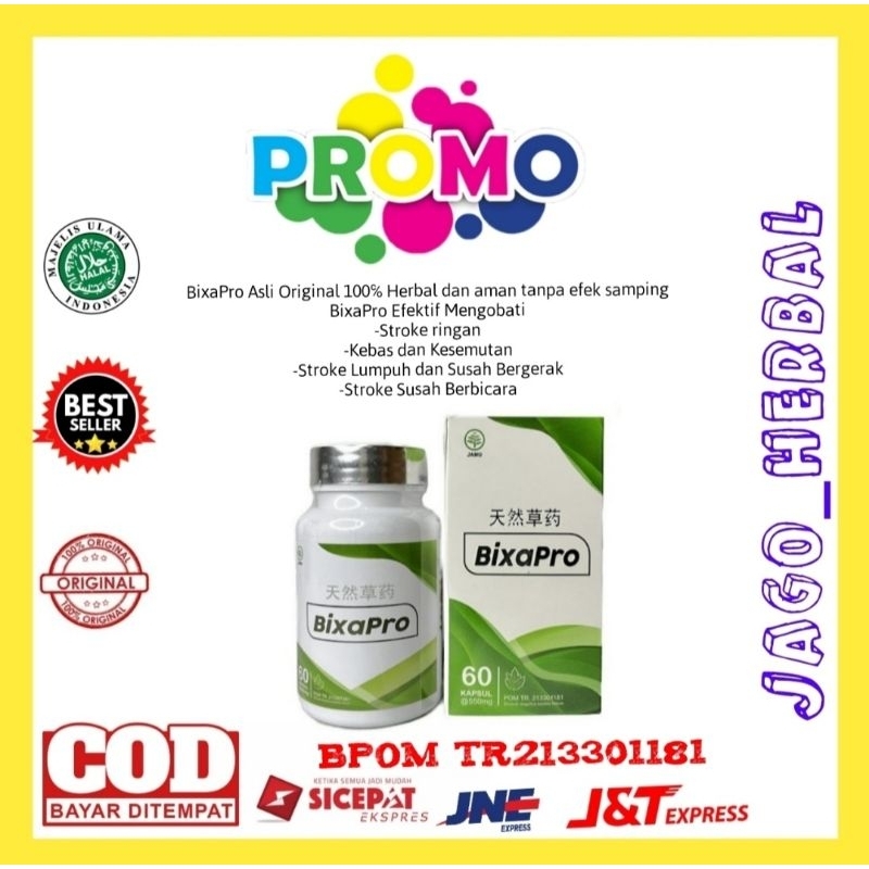 BixaPro Obat Stroke Herbal Premium Berstandart Eropa BixaPro Obat Darah Tinggi Asli Bergaransi