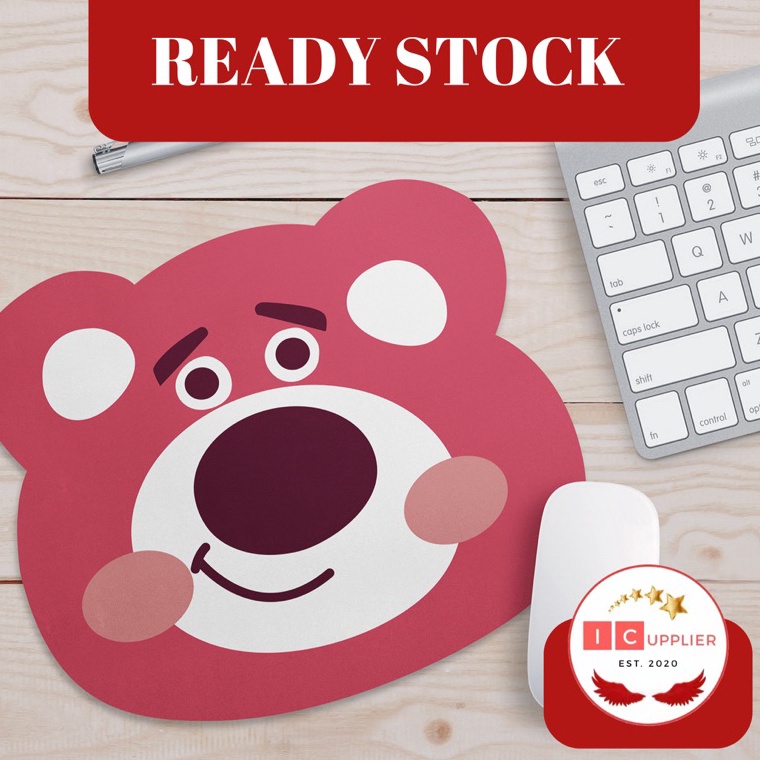 Bagus Banget Premium Mouse Pad Motif Kartun Lucu Lotso Untuk Komputer Pc  Laptop  Desk Pad Motif Cha