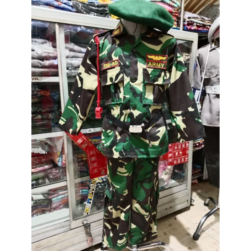 BAJU TNI AD ANAK/BAJU KARNAVAL TNI AD