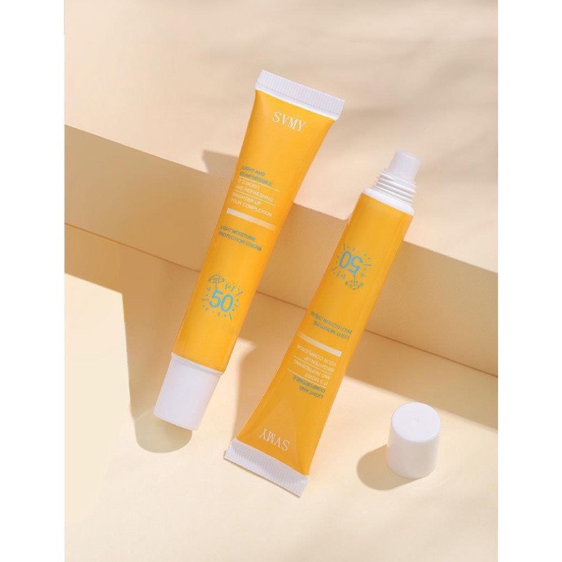 Lameila SVMY Sunscreen Wajah Krim Pelindung Sinar Matahari SPF +50 Anti Air dan Keringat Cocok Di lu