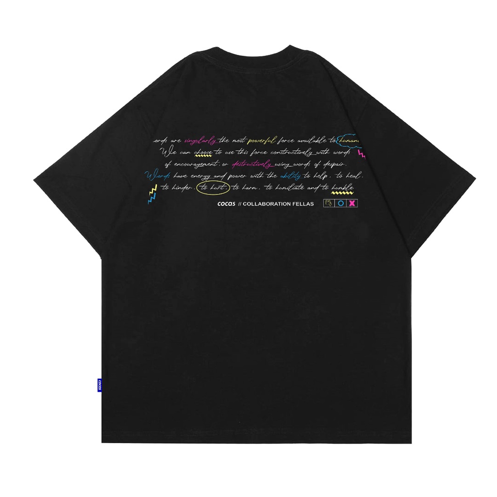 Cocas Kaos Original Write Reguler Cotton 24s