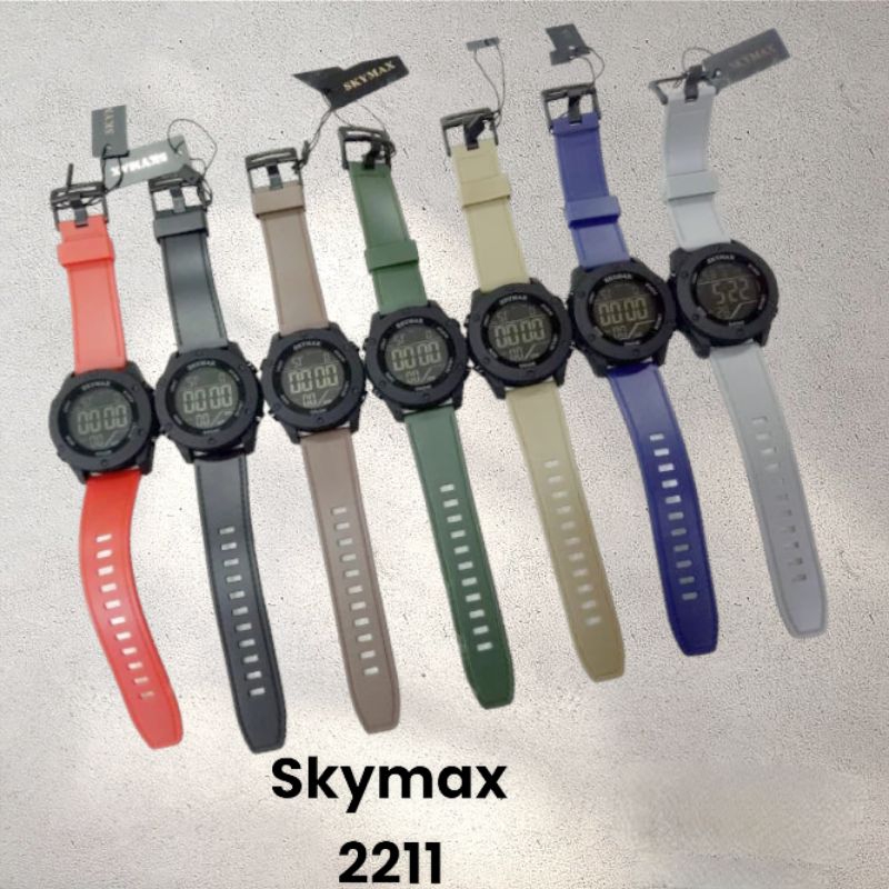 Jam Tangan Skymax 2211 Digital Anti Air Jam Tangan Digital Pria Skymax 2211 Original Bisa Dibawa Ber