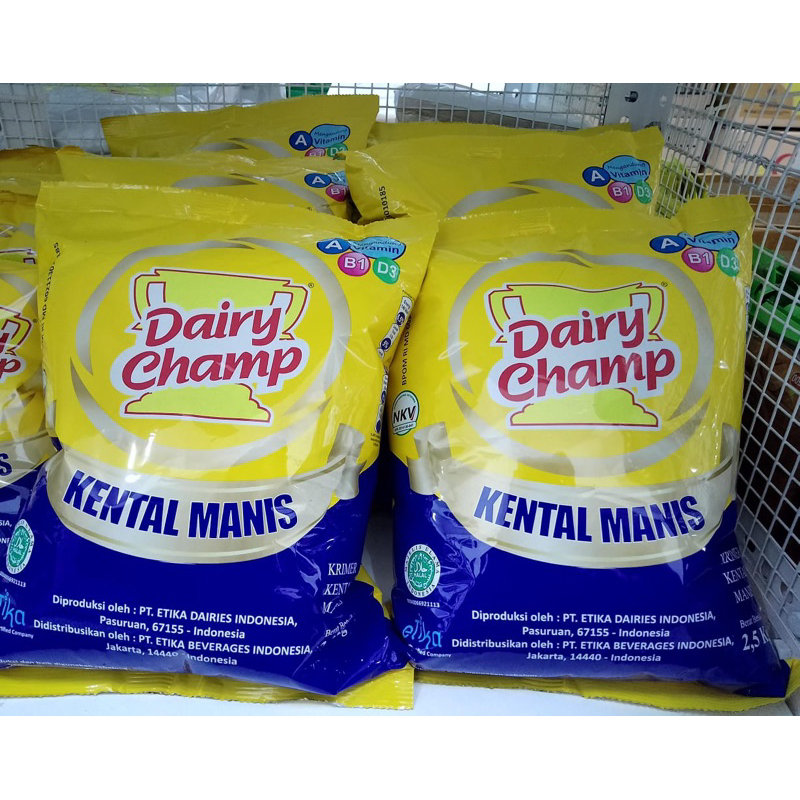 

Dairy Champ Susu Kental Manis 2,5kg