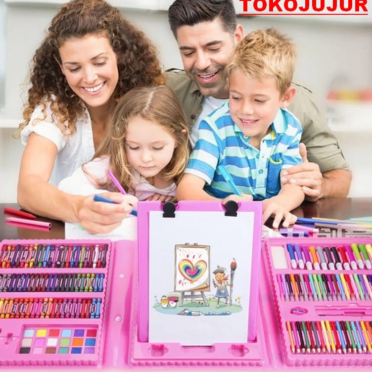 

TOKOJUJURJKT 28pcs Crayon Set Pensil Warna Krayon Anak Sekolah Belajar Menggambar Mewarnai Art Full Papan Tulis Kerayon Kado Hadiah Ulang Tahun ART G8U9