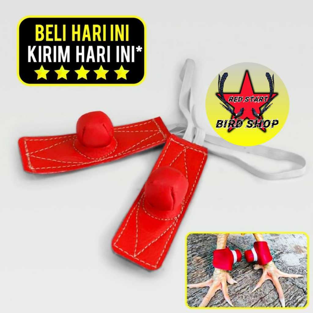 Bungkus Jalu Ayam Bahan Kaleb Pelindung Jalu Kaki Ayam Bangkok Tarung Sarung Pembungkus Jalu Taji Ka