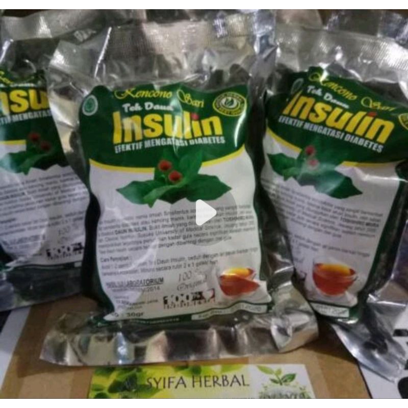 

Paket 5 pcs Teh seduh daun insulin | Efektif atasi diabetes