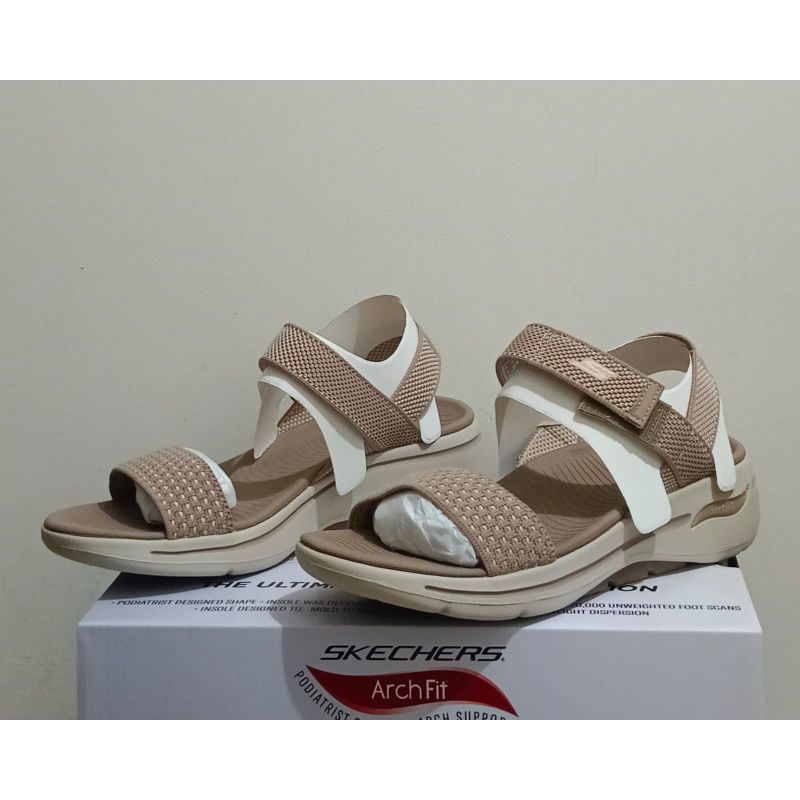 Skechers Go Walk Arch Fit Women's Sandal - Tan

