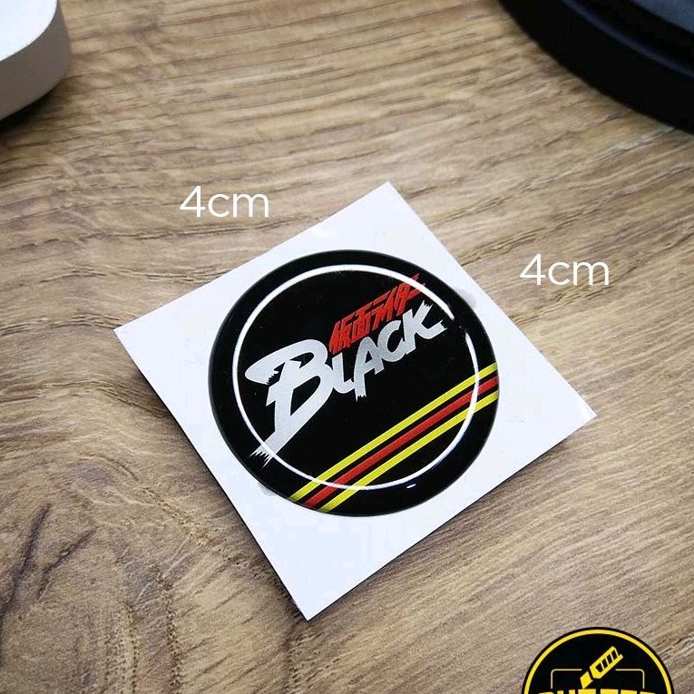 emblem sticker resin KAMEN RIDER BLACK LOGO #1