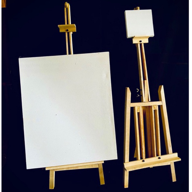 

Standing Wood frameincoming signstanding easel Tripod melukis ART C4N7