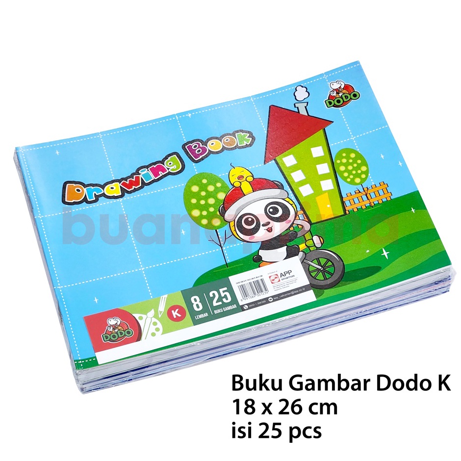 

Buku Gambar Dodo Kecil per 25 Buku Drawing Book 18 x 26 cm 8 Lembar Sketsa ART H9U1