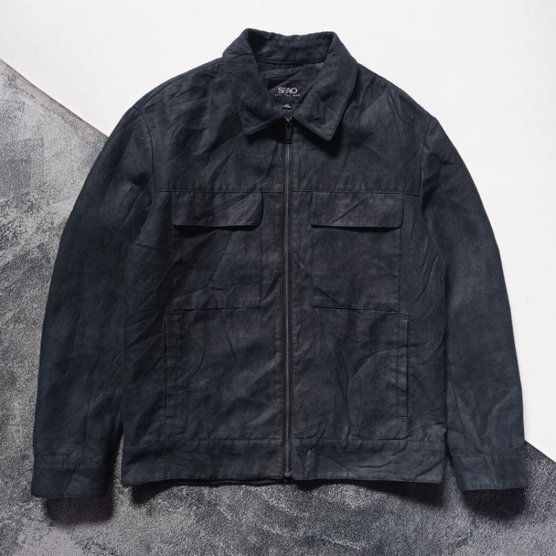 Spao Double Pocket Suede Work Jacket