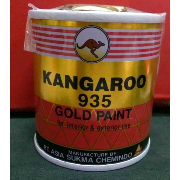 

CAT WARNA EMAS KANGAROO GOLD 935 1 KG CAT MINYAK BESI KANGURUU ART D1V4