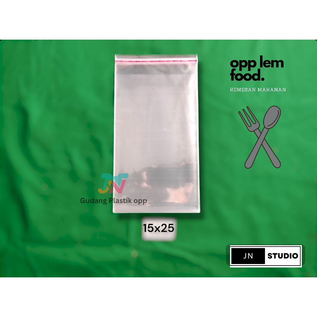 

Plastik opp lem food 15x25 polos