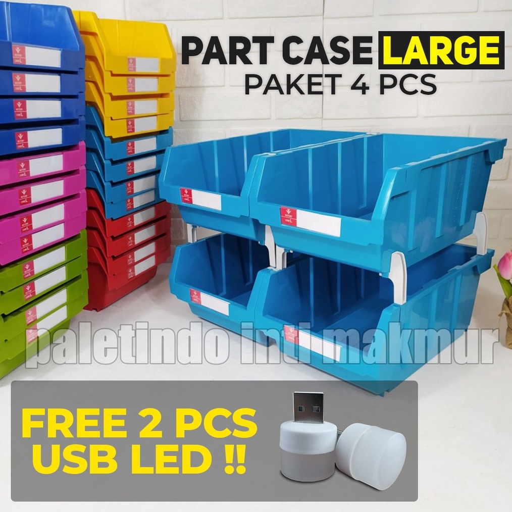 

Part Case BESAR LARGE Victory Paket 4 Pcs Free Lampu USB LED ART C6K1