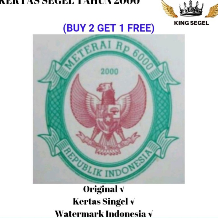 

KERTAS SEGEL TAHUN 2 22 DOUBLE SLIDE ASLI Buy 2 Get 1 Free ART B7D5