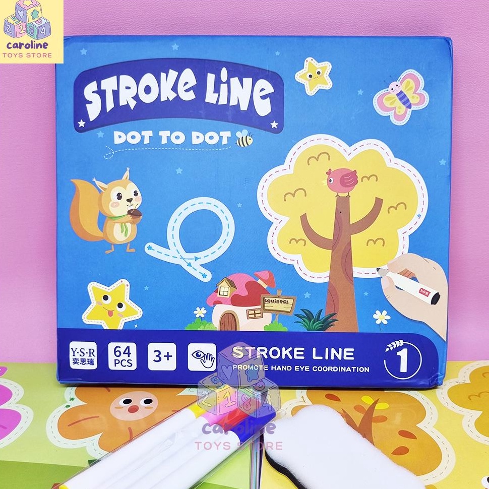 

Buku Aktivitas Worksheet Anak 2 3 4 Tahun Buku Edukasi Anak Bisa Dihapus Wipe And Clean Activity ART D2U7