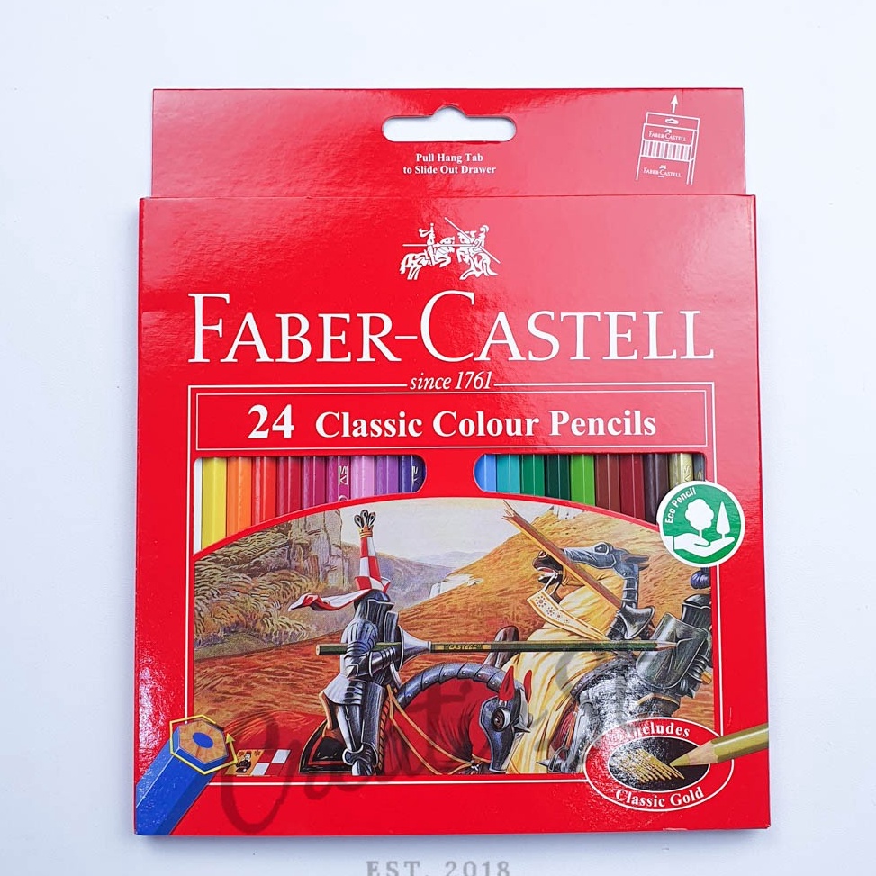 

Faber Castell Classic Colours Panjang Pensil 24 Warna Klasik ART T6H9