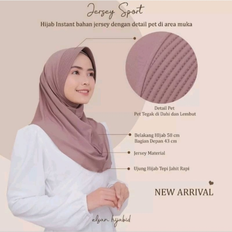 Bergo hamidah size ( m ) hijab hamidah// kerudung hamidah dewasa
