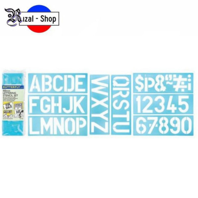 

Penggaris Sablon Huruf Angka Mal Abjad Jumbo Butterfly BT HA 86 ART B8W2
