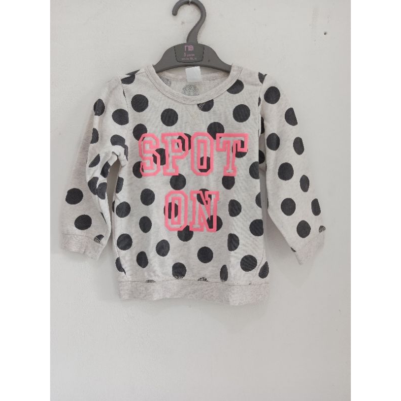 preloved baju bayi perempuan, preloved sweater h&m, baju anak perempuan second like new