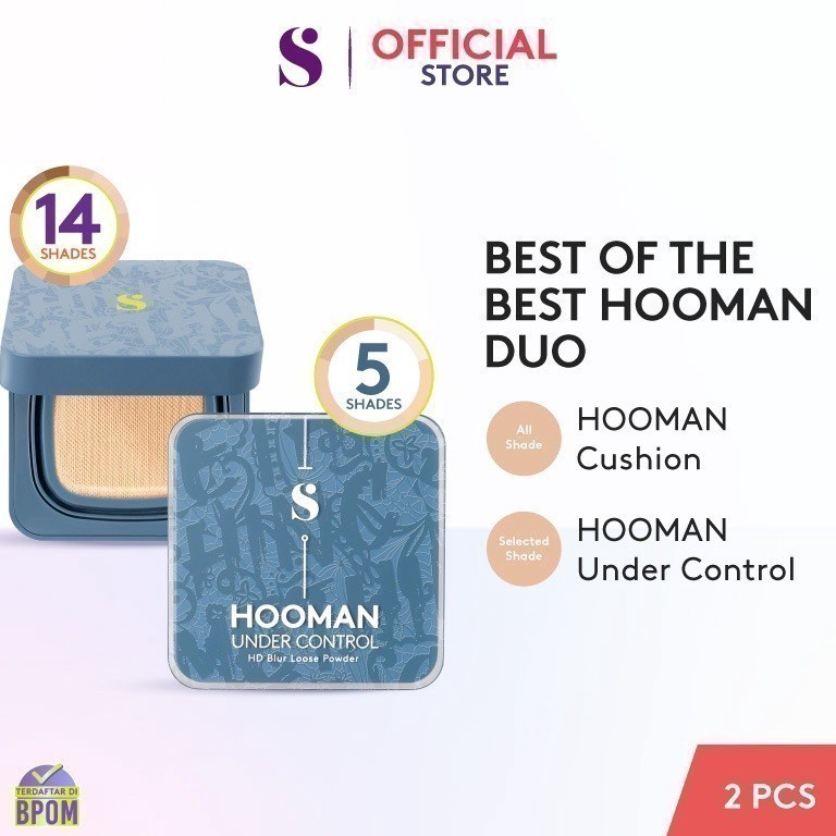ART M67A SOMETHINC 2 PCS Best of The Best Hooman Duo Hooman Cushion  Hooman Powder