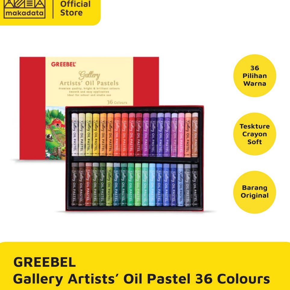 

CRAYON OIL PASTEL GREEBEL ARTIST 36 WARNA MURAH ART N2C3