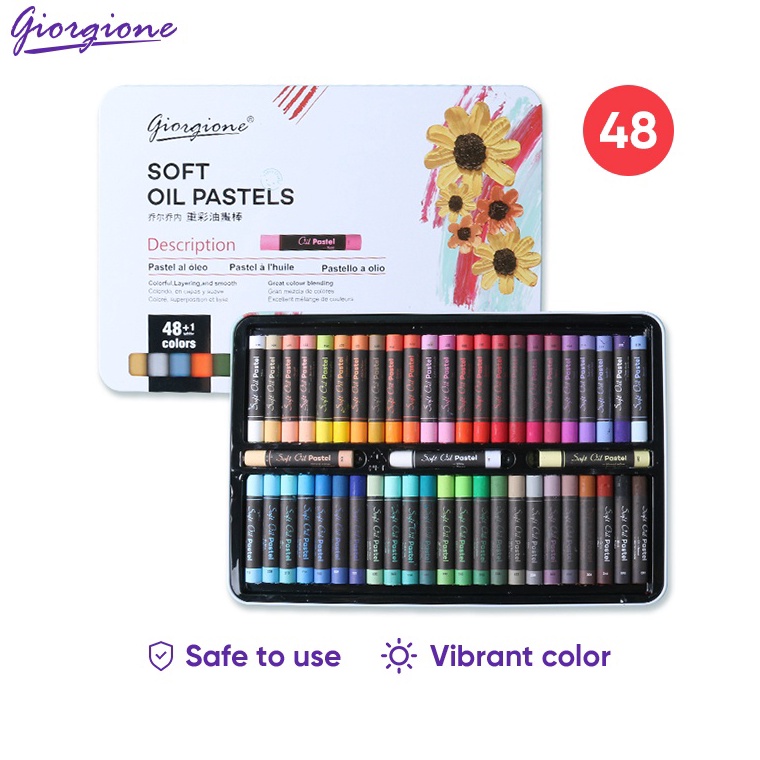 

Giorgione Krayon Pastel Minyak Crayon Oil Pastel 243648 Warna GOPT ART J1P7